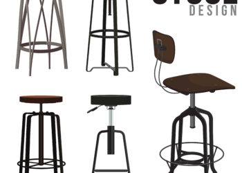 Interior of the bar stool