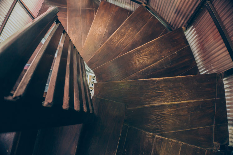 Wooden stairs