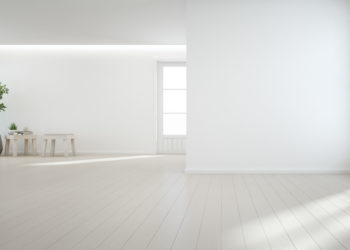 Modern window in the living room space