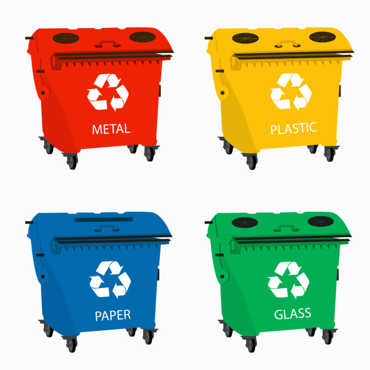 Recycling bins