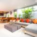 Luxurious living room space