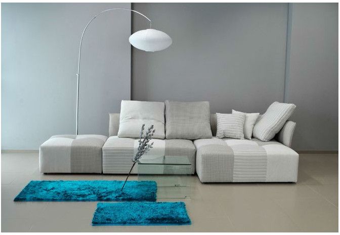 Grey modern sofa