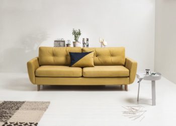 Modern yellow sofa