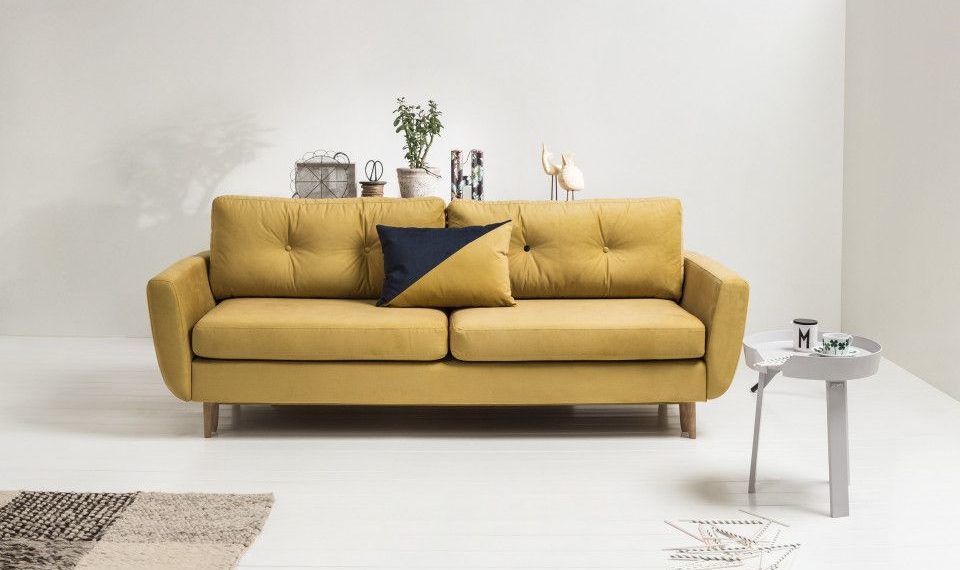 Modern yellow sofa
