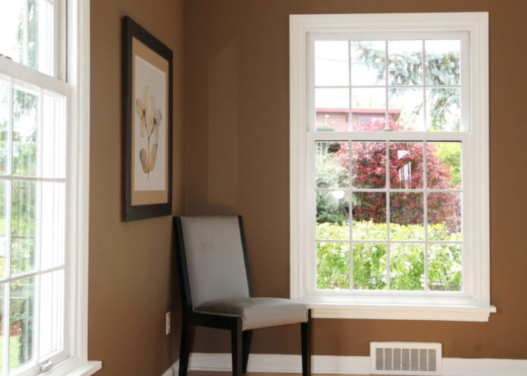 Big windows in the living room