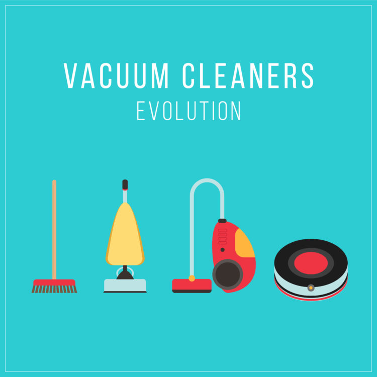 Vector set of stylized cleaning tools icons.