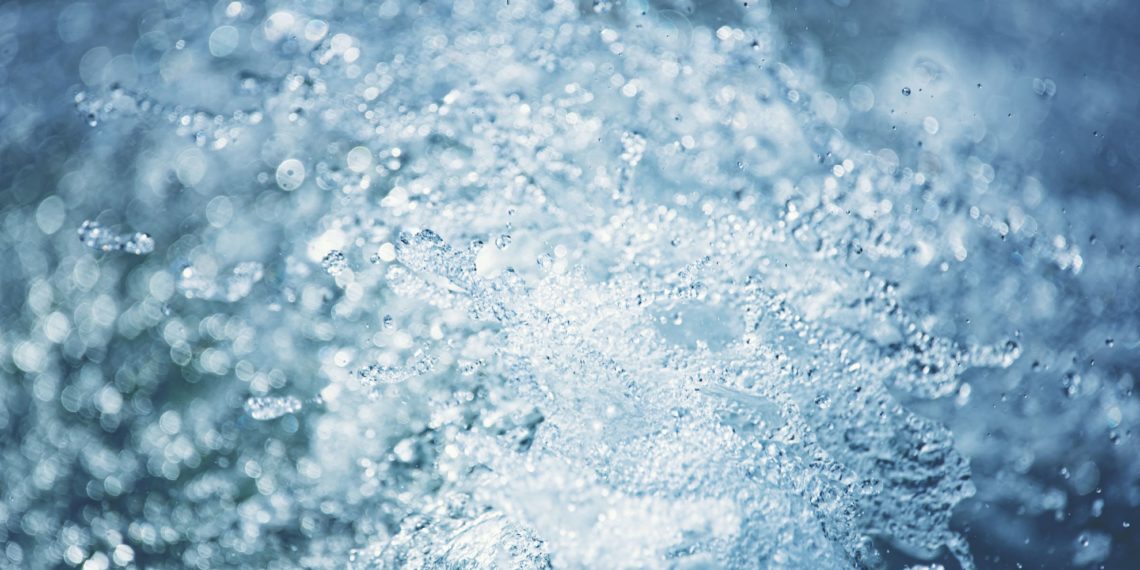 abstract background of water splash
