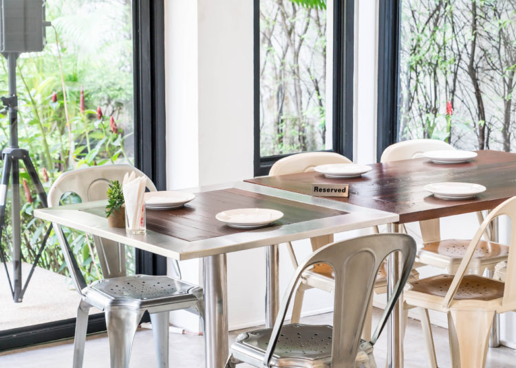 Modern dining room space, modern design