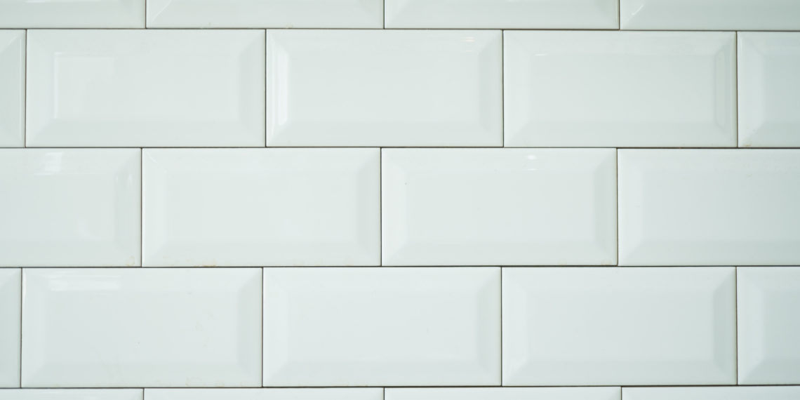 white ceramic tile texture background.
