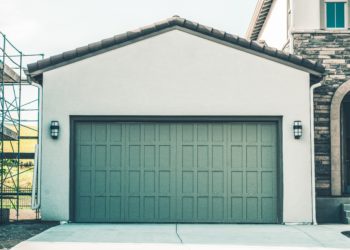 Modern automatic garage door for Two Cars