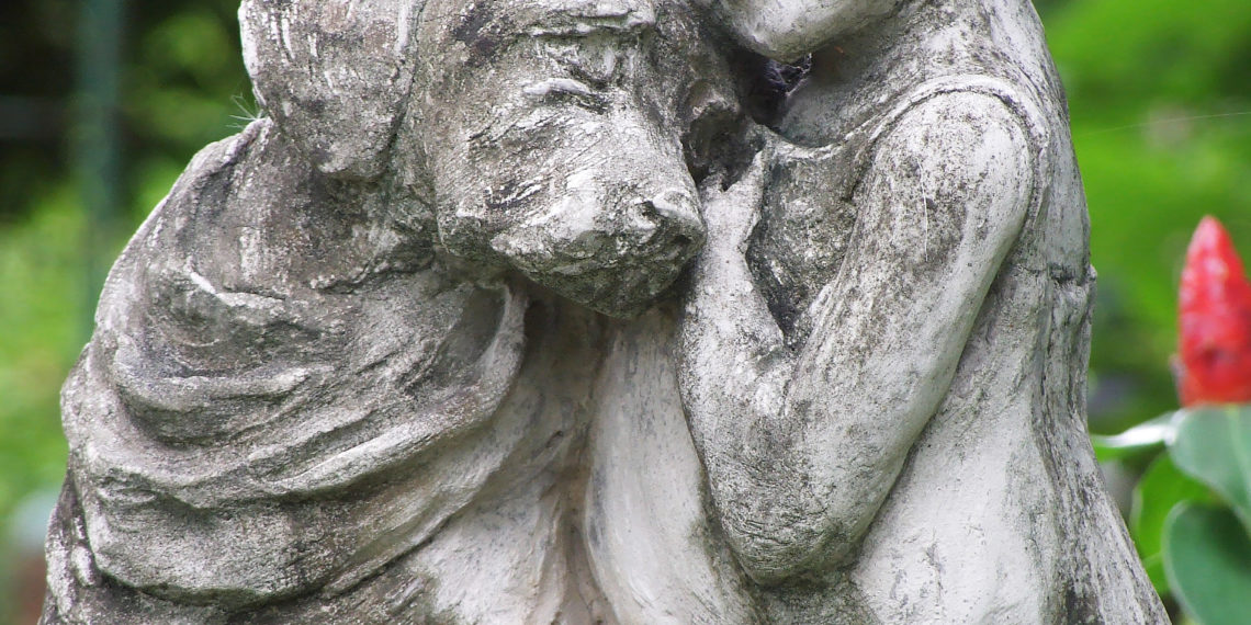 The statue in the park