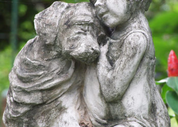 The statue in the park