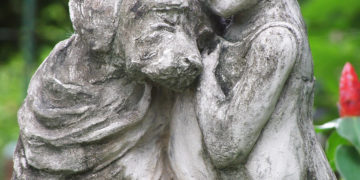 The statue in the park