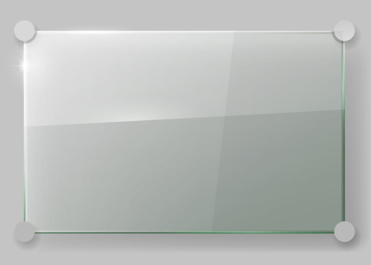 Transparent acrylic glass 