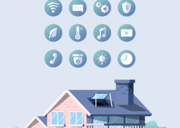Smart home vector pack with icons