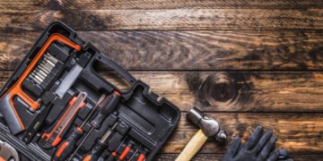 Toolbox in garage