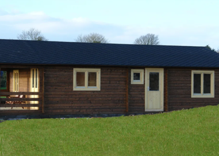 Log houses