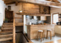 wood kitchen in cottage style