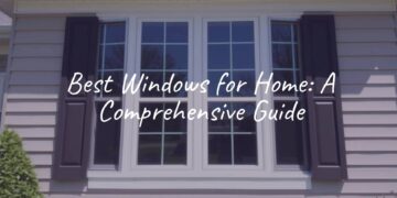 Modern double-hung windows with energy-efficient glass, installed in a suburban home exterior, sunny day, realistic.